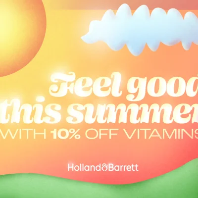 Holland & Barrett print campaign designed by Louis Lantos
